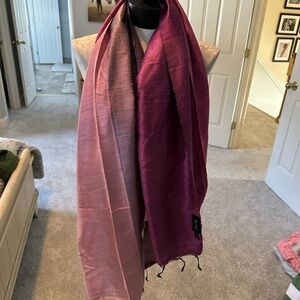 Elegant Purple and Pink Scarf